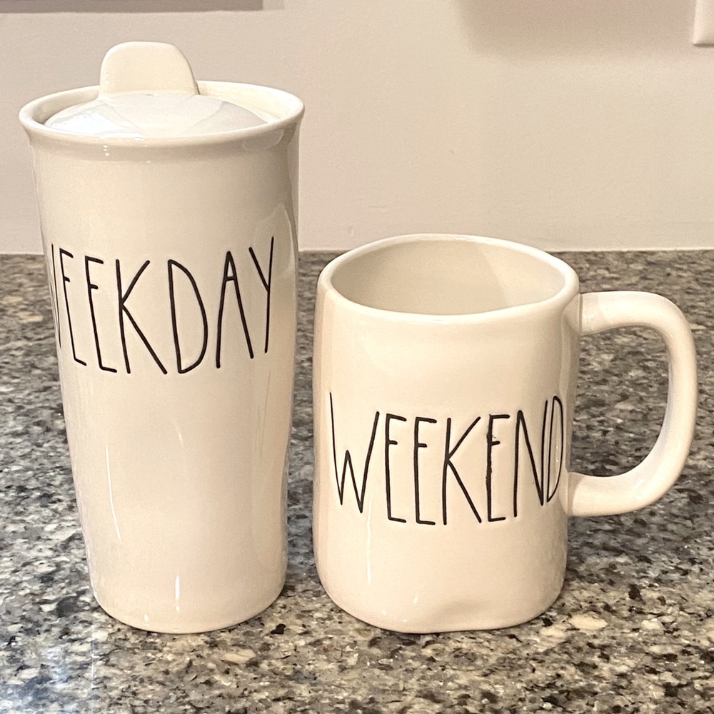 Rae Dunn Mug Set